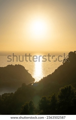 Sunset View in Cala Tuent - Majorca Spain