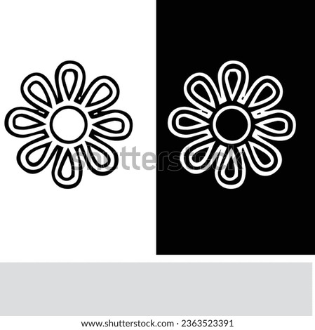 Cornflower simple geometric background vector