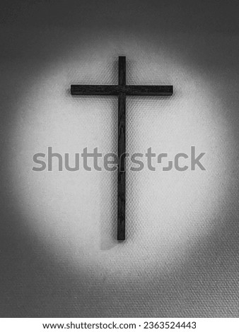 Concept or conceptual cross on background, texture with copy space for any text. metaphor 3d illustration for god, christ, christianity, religion, faith, saint, spiritual, jesus, faith, resurrection
