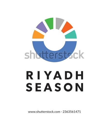 Riyadh season colorful logo - Saudi arabia Royalty-Free Stock Photo #2363561471