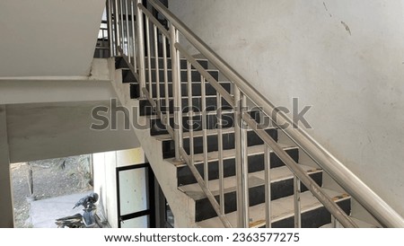 stairs in the office seen from the side