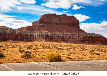 Fall at Wild Horse Butte in Goblin Valley State Park in Utah