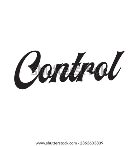 control text on white background.