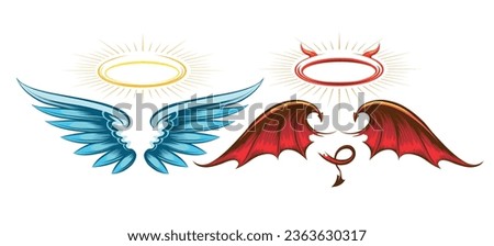 HALO-HORNS Stock Vector Images - Avopix.com