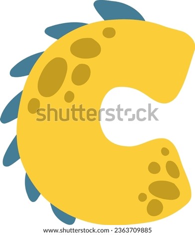 an alphabet with a cute dinosaur theme