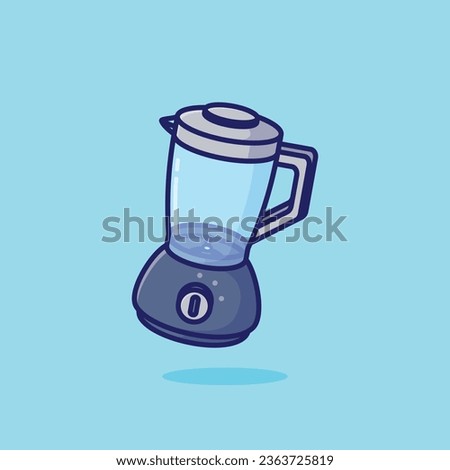 Blender simple cartoon vector illustration electronic devices concept icon isolated Royalty-Free Stock Photo #2363725819