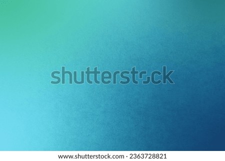 Natural classic blue sky three tone color gradation with clean green mint shade on environmental friendly blank cardboard box paper texture background with space minimal design Royalty-Free Stock Photo #2363728821