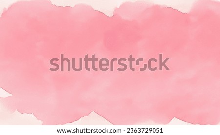 Clip art of pink oozing background with watercolor touch