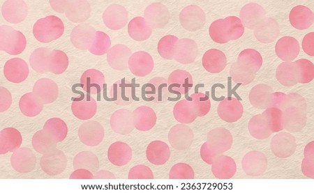 Clip art of round mashed background with pink gradient on Japanese paper texture.