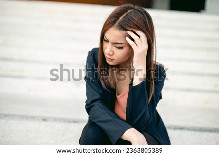 stress from work Work problems, a lot of work, heavy work, emotional stress Unemployment situation, unemployed Royalty-Free Stock Photo #2363805389