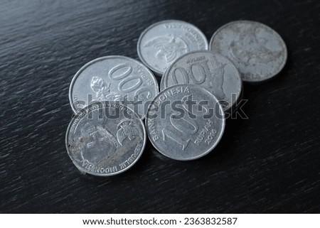 Rupiah coins from Indonesia for buying and selling transactions