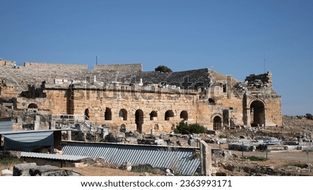 Pamukkale Ancient Theater Amphitheater Unesco History Architecture