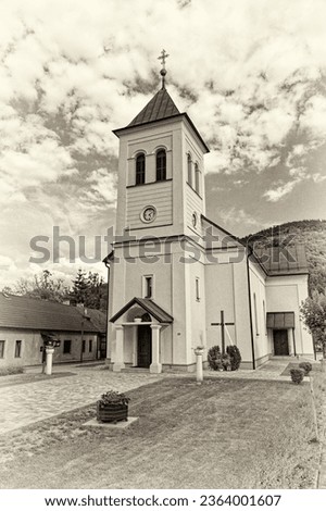 Picture of Church of saint Jana Nepomuckeho, Oravsky Podzamok, Slovakia, Europe