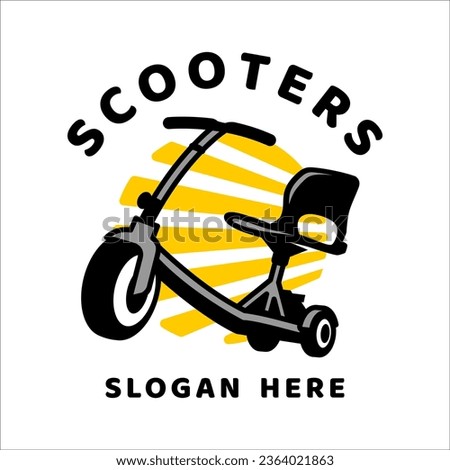 SCOOTERS RENTAL TEMPLATE LOGO DESIGN