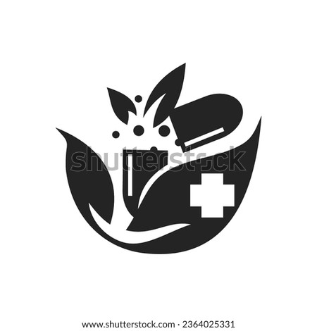 pharmacy logo template Isolated. Brand Identity. Icon Abstract Vector graphic