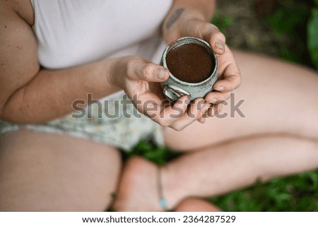 cacao ceremony heart ancestral medicine  Royalty-Free Stock Photo #2364287529