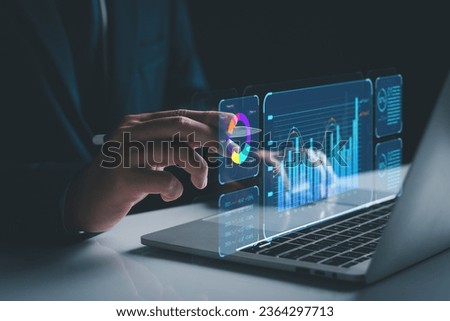 KPI key performance indicator business technology concept. Business executives use business news metrics to measure success against planned targets, Improving business process efficiency. Royalty-Free Stock Photo #2364297713