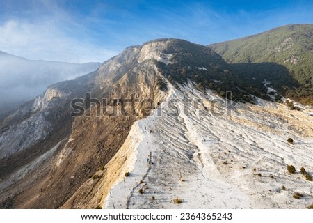 Crater Rim Mount Papandayan Indonesia