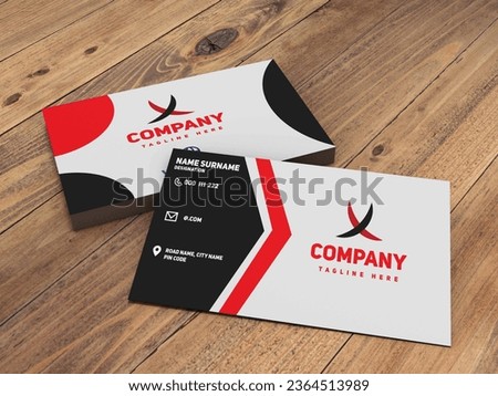 sample business card design or business card