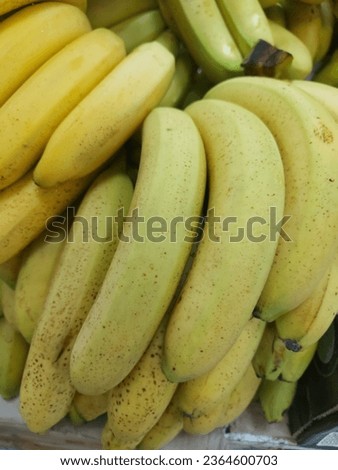 Photo of Beautiful Yellow Banana Fruit. 