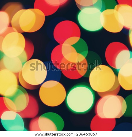 multicolored blurred christmas lights. colorful background bokeh