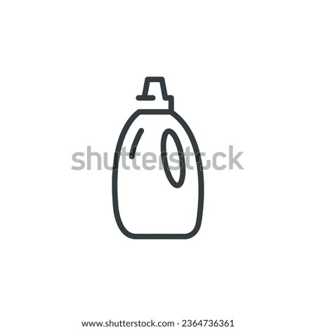 Laundry detergent liquid wash icon, vector illustration