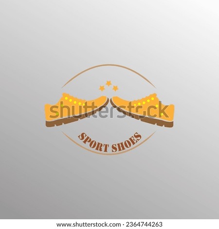 Men's sports shoes icon, isolated on black and white background