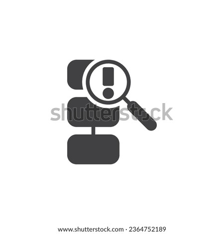 Root cause analysis vector icon. filled flat sign for mobile concept and web design. Root Cause Analysis glyph icon. Symbol, logo illustration. Vector graphics Royalty-Free Stock Photo #2364752189