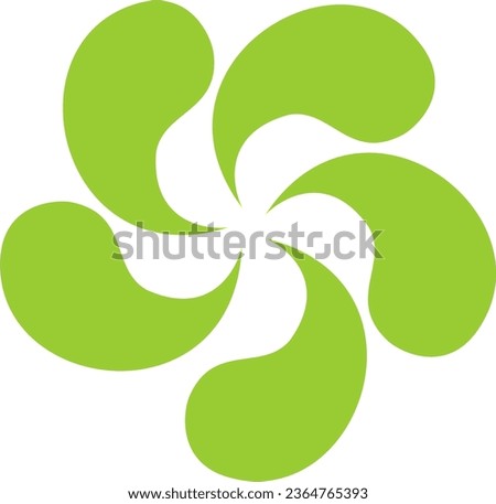 green flower with leaves vector transparent 