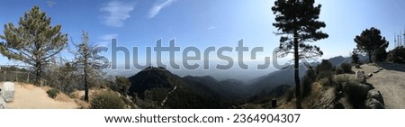 Mt. Wilson lookout in Southern California Royalty-Free Stock Photo #2364904307
