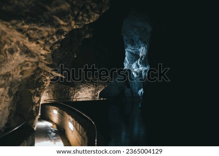 Škocjan caves located in Slovenia.