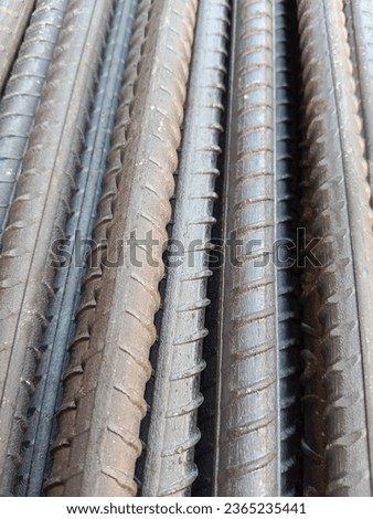 selective focus photo of iron steel bars