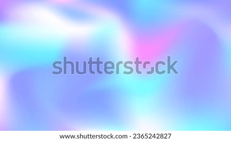 Abstract Gradient. Pearlescent Background. Soft Glitter. Kawaii Foil. Blue Neon Texture. Liquid Fluid. Iridescent Background. Metal Holography Invitation. Purple Abstract Gradient Royalty-Free Stock Photo #2365242827