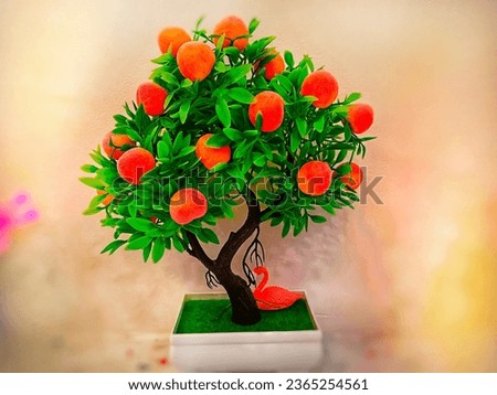 Peach trees can be used to decorate cafes or homes to make them look beautiful.