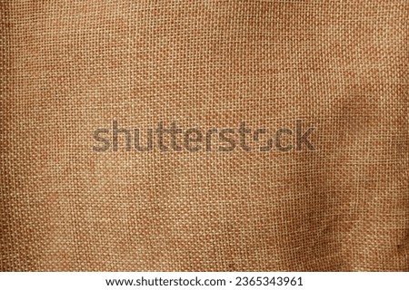 top view and flat lay a burlap hessian sacking or textured burlap burlap,brown sackcloth texture.light natural linen texture for background
 and empty space
For designing or advertising webs Royalty-Free Stock Photo #2365343961