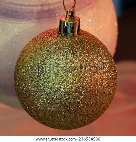 Christmas decorations - Golden ball