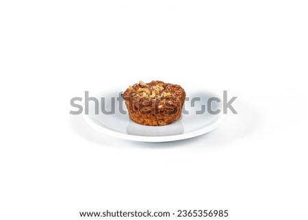 Coffee Deserts in high res. images and isolated in white with a blurry ends