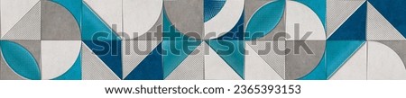 Digital tiles design, Colourful ceramic wall tiles decoration also use for web, textile etc, Wall tiles and Floor Tiles Design Pattern Background for Buildings - 3D Illustration