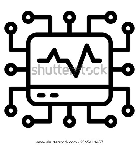 AI and Healthcare Diagnostics icon Royalty-Free Stock Photo #2365413457