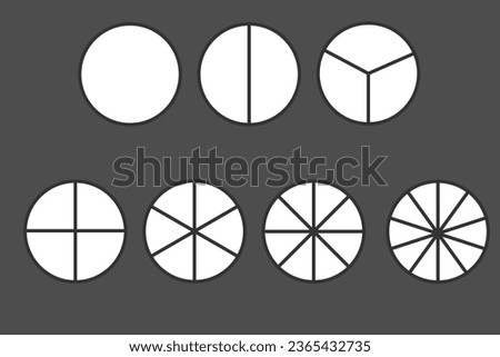 Pie chart template. Round shape of pie or pizza. visually appealing round pizza chart infographic template
