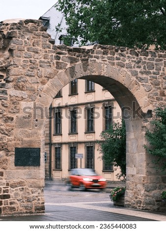 Buildings in the old town in Fulda