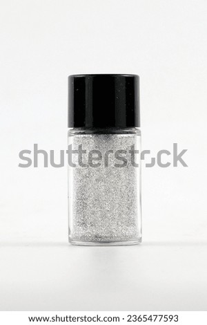 Glitter Bottle in White Background - Cosmetics Product Photography