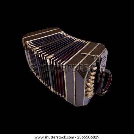 Argentine Traditional Tango Street Musical Instrument, Bandoneon 