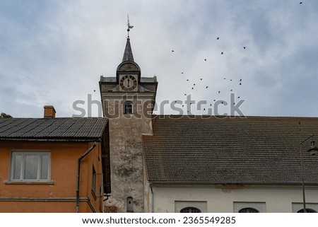 An old Catholic church in the old town. UNESCO Old Town Royalty-Free Stock Photo #2365549285
