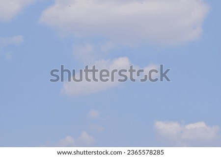 A beautiful blue sky with clouds