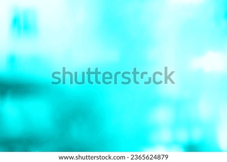 Color background for presentations decorative design template cover insert text with copy space, Light blue Leaf background. Blurred leaves and circular bokeh. Abstract for design and wallpaper.