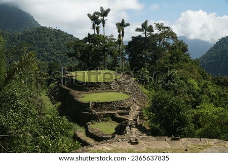 Ciudad Perdida, Lost City of the Tayrona People, Sierra Nevada de Santa Marta, Colombia