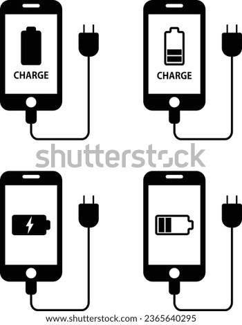 Set of rechargeable marks for smart phones