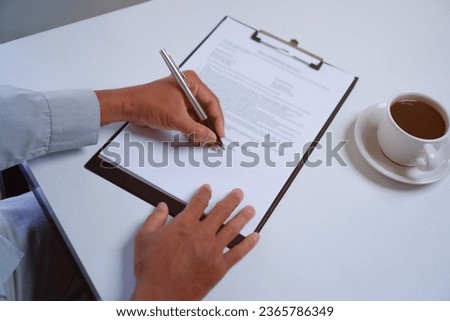 Businessmen Signing Documents, Business Deal Concepts
