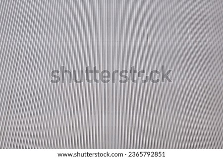 Abstract photograph of the metal cladding of a modern building